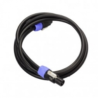Основной кабель Tuechler KABUKLIP IP23 4x1,5мм² с разъёмом Speakon Neutrik NL4FC, резиновая оплётка чёрный